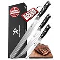 Kitchen perfection BBQ Brisket Carving Knife Set for Meat Cutting & Slicing
