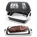 KITCHEN PERFECTION Collapsible XL Smoker &amp; BBQ Prep Tub with Locking Lid
