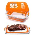 KITCHEN PERFECTION Collapsible XL Smoker & BBQ Prep Tub with Locking Lid