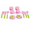 Kitchen Play Set Toys for Girls -12 Pcs Portable Cooking Kitchen Play Set Pretend Play Food Party Role Toy for Boys Girls (Multicolor)