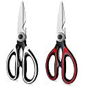 Kitchen Scissors 2 Pack Shears All Purpose Heavy Duty Sharp for Food