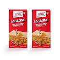 Kitchen Secret Lasagne Pasta/Sheets 500gm * 2-100% Durum Wheat Semolina, Fresh Pasta with High Protein & Fiber, 100% Eggless, No Maida & No Preservatives, Easy To Cook Tasty Italian Dish Anytime