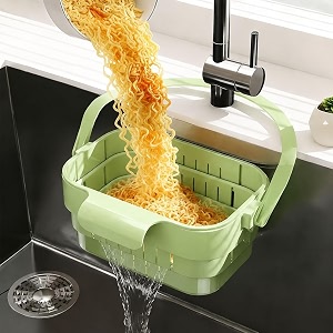 Kitchen Sink Drain Basket Double Layer Strainer