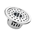 Kitchen Sink Drain Basket, Kitchen Drainer for Sink | Kitchen Sink Drainer, Drain Strainer for Kitchen Sink - Simple Set-up | Drain Cover for Bathroom &amp; Sink Drainer (Hole Cockroach Jali)