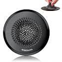 Kitchen Sink Drain Strainer,Patented Reversible Chain Mesh Basket,Black