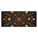 Kitchen Spices Chili Extended Gaming Mouse Pad, with Stitched Edges Large Mouse Pad Desk Protector, Rubber Base Mousepad Keyboard Mouses Mat for Work Game Office Home- 32" X 12" Inch