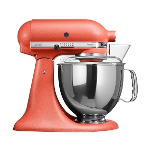 kitchenaid artisan design 5ksm150psbcd tilt head stand mixer 47 litre terracotta