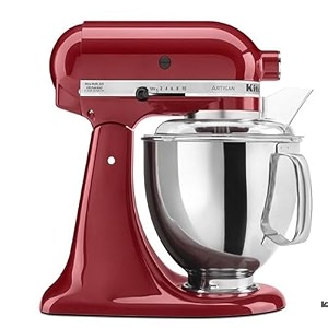 kitchenaid artisan series 5ksm150psder 300 - watt tilt head stand mixer 48 litre - empire red