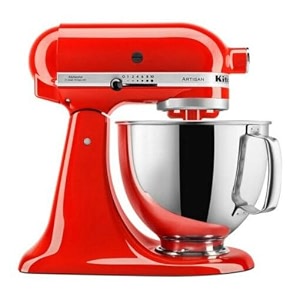 kitchenaid artisan series 5ksm150psdht 300 - watt tilt head stand mixer 48 litre - hot sauce