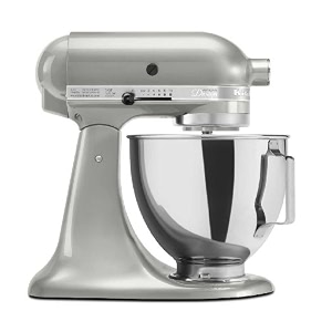 kitchenaid artisan series 5ksm150psdsr 300 - watt tilt head stand mixer 48 litre - sugar pearl