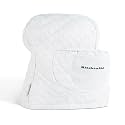 KITCHENAID Fitted Tilt-Head Stand Mixer Cover with Storage Pocket, Ticking Stripe Ink Blue, Quilted 100% Cotton,14.4"x18"x10"