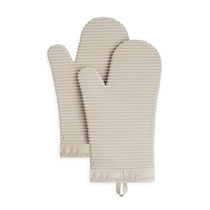 upyog kitchen ribbed soft silicone oven mitt set 734x1334 milkshake 2 count