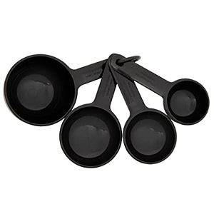 kitchenaid universal measuring cup set 4-piece black