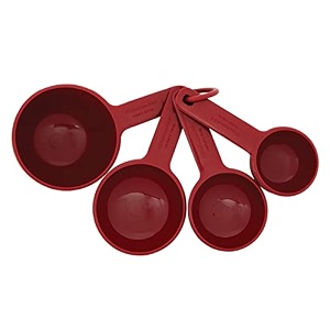 kitchenaid universal measuring cup set 4-piece empire red