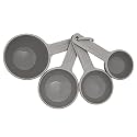 KitchenAid Universal Measuring Cup Set, 4-Piece, Gray