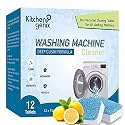 Kitchengenix's washing machine cleaning tablet, Descaling Powder Tablets, washing machine deep cleaner, Deep Cleaner Tablet All Company’s Front nd Top Load Machine (24 Count (Pack Of 1))