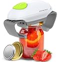 KITCHENMUH Electric Jar Opener for Seniors with Arthritis White