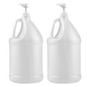 1 Gallon Jug with Pump - Plastic, Pack of 2 by kitchentoolz