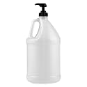Kitchentoolz 1-Gallon Plastic Jug with Pump Dispenser - Ideal for Epoxy Resin, Laundry Detergent, Liquid Soap, Snow Cone Syrup, Batter