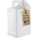 kitchentoolz 2 Gallon Water Jug - Plastic - Made in USA - Pack of 4