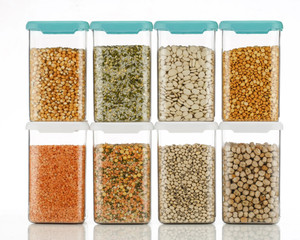 kitchkart plastic grocery container  - 1200 ml