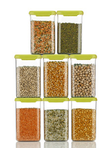 kitchkart plastic grocery container  - 1200 ml