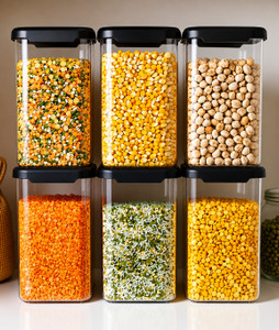 kitchkart plastic grocery container  - 1200 ml