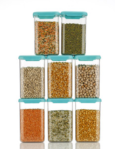 kitchkart plastic grocery container  - 1200 ml