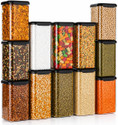 kitchkart Plastic Grocery Container  - 1200 ml, 1500 ml