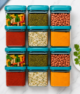 kitchkart plastic grocery container  - 550 ml