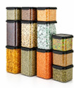kitchkart Plastic Grocery Container  - 550 ml, 1200 ml