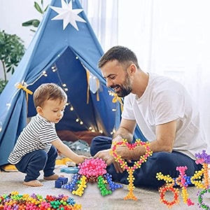 kiti kits star links interlocking kids building toys interactive early learning toys for kids preschool toys for toddlers boys and girls stem toys for age 3 4 5 6 star-200
