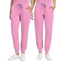 Kitmaz Women's Scrub Pants, Mid Rise Stretch Jogger Style