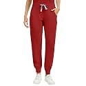Kitmaz Women's Scrub Pants, Mid Rise Stretch Jogger Style