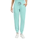 Kitmaz Women's Scrub Pants, Mid Rise Stretch Jogger Style