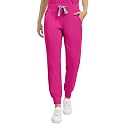 Kitmaz Women's Scrub Pants, Mid Rise Stretch Jogger Style