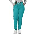 Kitmaz Women's Scrub Pants, Mid Rise Stretch Jogger Style