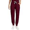 Kitmaz Women's Scrub Pants, Mid Rise Stretch Jogger Style
