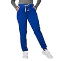 Kitmaz Women's Scrub Pants, Mid Rise Stretch Jogger Style