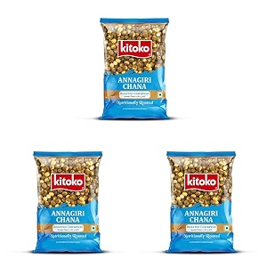 KITOKO FOODS Roasted Annagiri Chana Unsalted 360gm