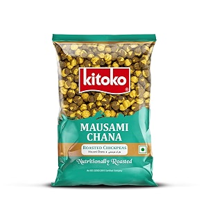 Kitoko Roasted Mausmi Chana with Skin 200gm