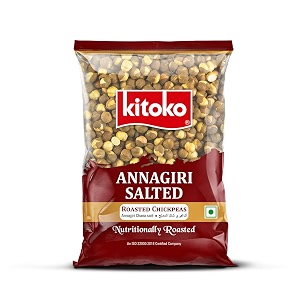 Kitoko Roasted Salted Annagiri Chana 500gm Whole
