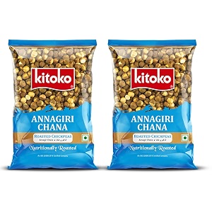 Kitoko Roasted Unsalted Annagiri Chana Whole with