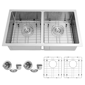 Kitsitchen Double Bowl RV Kitchen Sinks 27