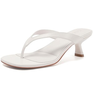 Kitten Heels for Women Round Open Toe