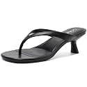 Kitten Heels for Women Round Open Toe