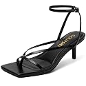 Kitten Heels for Women Round Open Toe