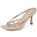 Kitten Heels for Women Square Toe Sandals