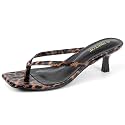 Kitten Heels for Women Square Toe Sandals Flip Flop Heels Thong Sandals Comfortable Summer 2 Inch Heels Sandals