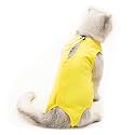 Kitten Onesies,Cat Recovery Suit for Abdominal Wounds or Skin Diseases,After Surgery Wear Anti Licking Wounds,Breathable E-Collar Alternative for Cat Yellow S